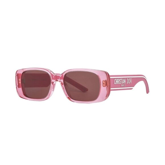 NEW DIOR PINK WOMEN SQUARE DIOR SUNGLASSES - Picture 1 of 3